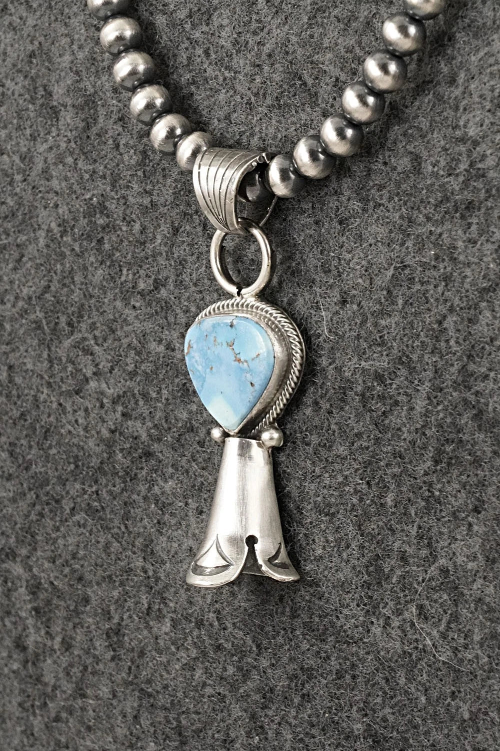 Turquoise & Sterling Silver Necklace - Sharon McCarthy