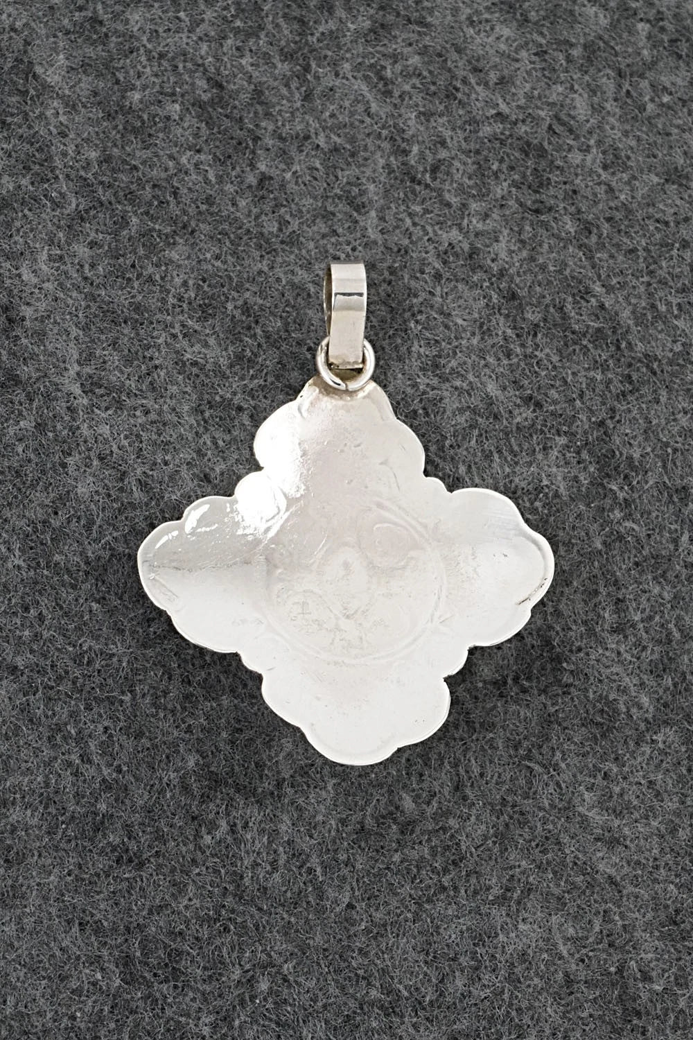 Turquoise & Sterling Silver Pendant - Bertha Begay