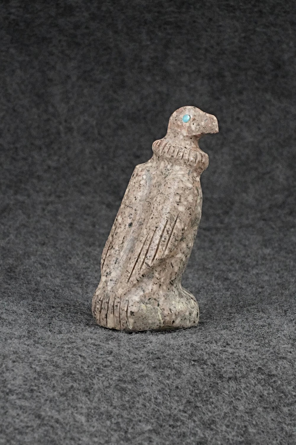 Vulture Zuni Fetish Carving - Alvin Calavaza