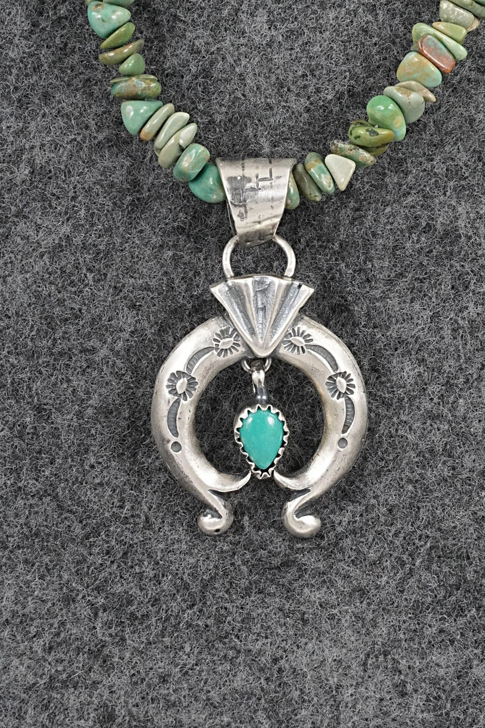 Turquoise & Sterling Silver Necklace - Sharon McCarthy