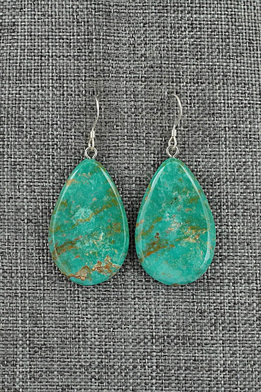 Turquoise & Sterling Silver Earrings - Tammy Nolcot