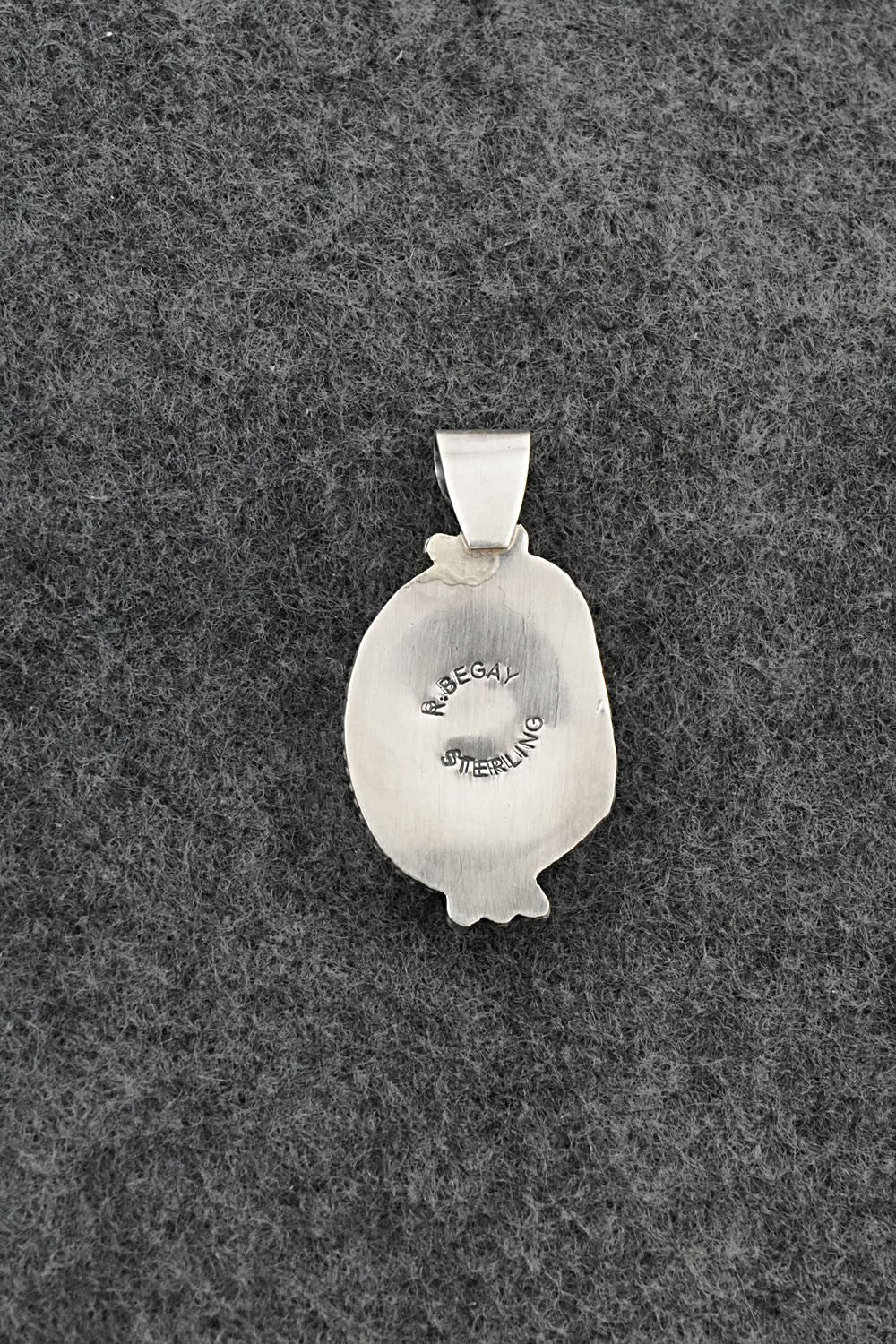 Turquoise & Sterling Silver Pendant - Rena Begay