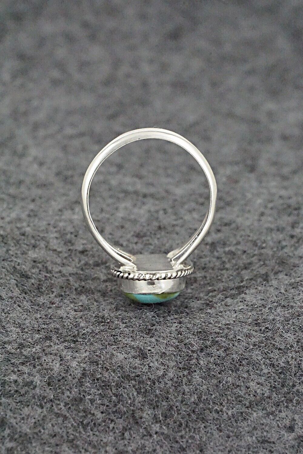 Turquoise & Sterling Silver Ring - Alice Rose Saunders - Size 7.5