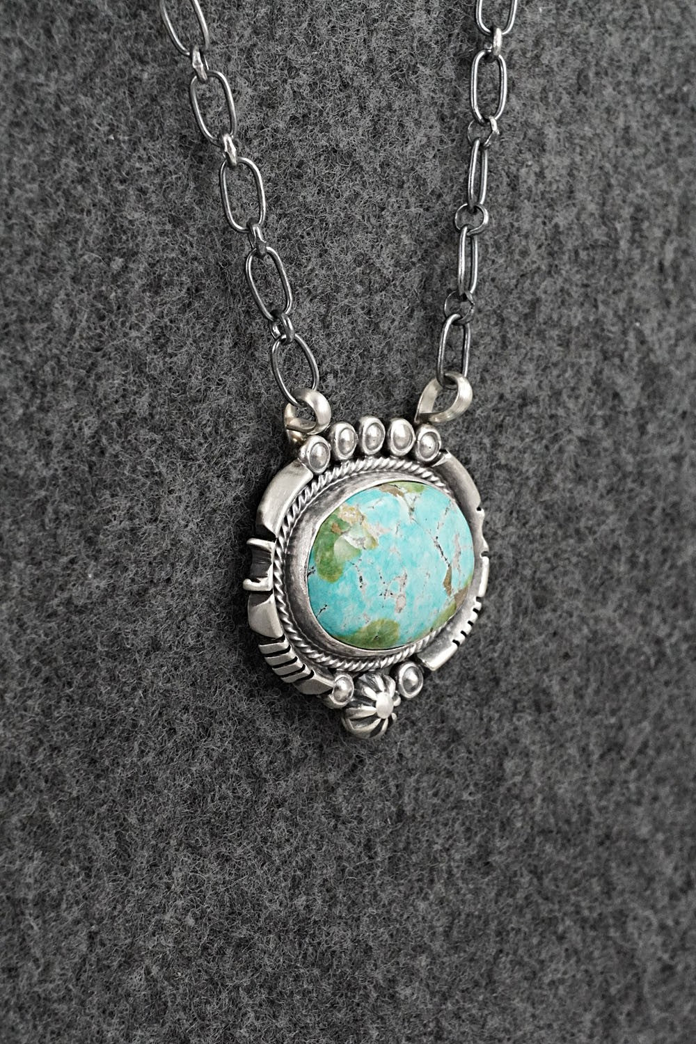 Turquoise & Sterling Silver Necklace - Daniel Benally