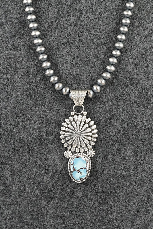 Turquoise & Sterling Silver Necklace - Sharon McCarthy