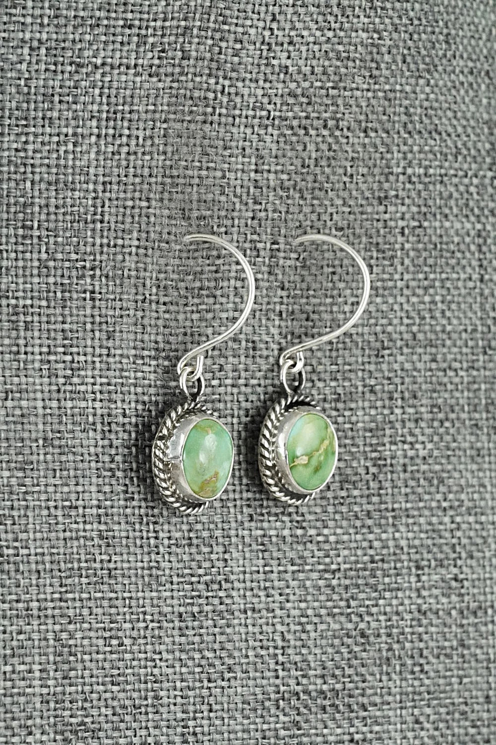 Turquoise & Sterling Silver Earrings - Rosemary Saunders