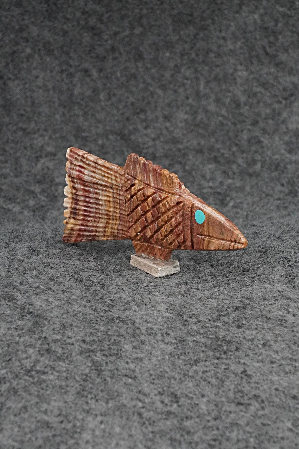 Fish Zuni Fetish Carving - Carl Etsate