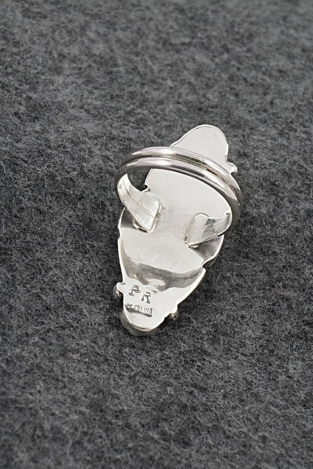 Turquoise & Sterling Silver Ring - Priscilla Reeder - Size 8