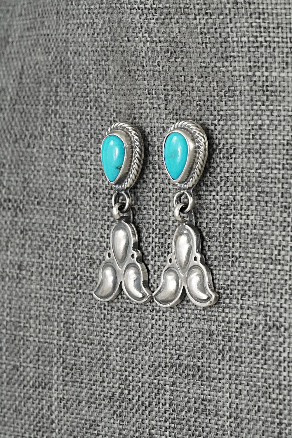 Turquoise & Sterling Silver Earrings - Sharon McCarthy