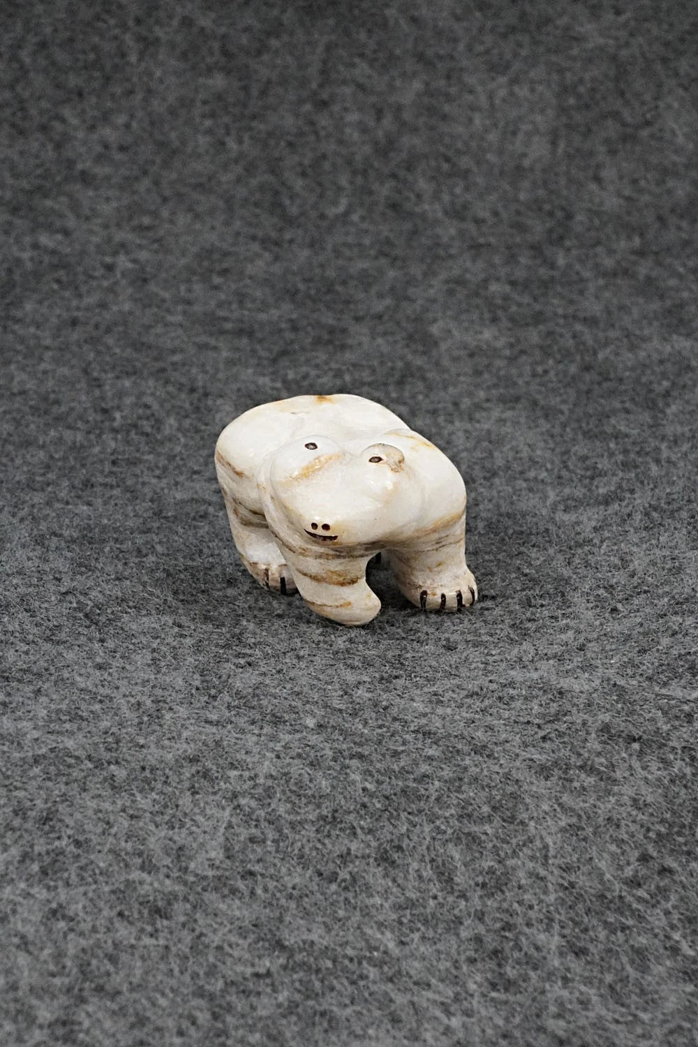 Frog Zuni Fetish Carving - Rick Kallestewa
