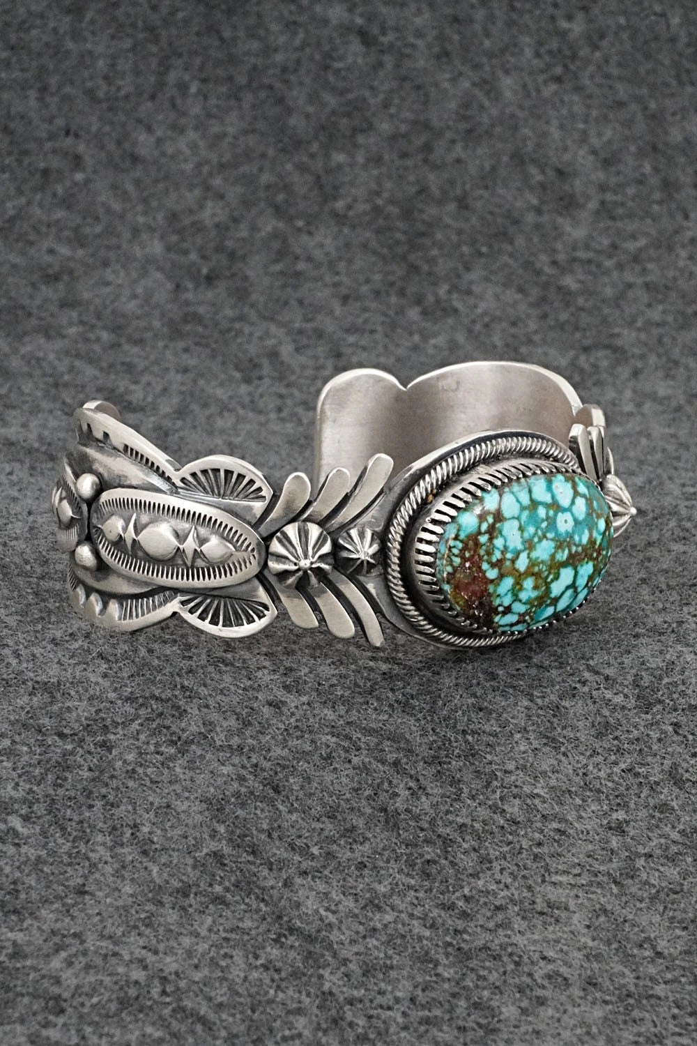 Turquoise & Sterling Silver Bracelet - Mark Yazzie