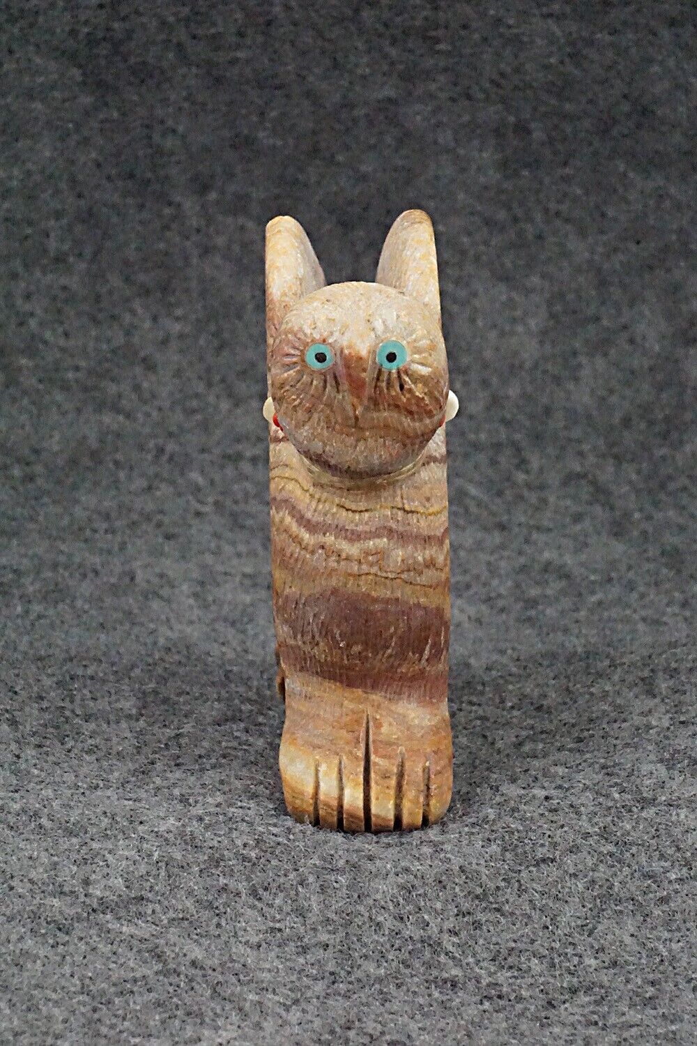 Owl Zuni Fetish Carving - Douglas Martza