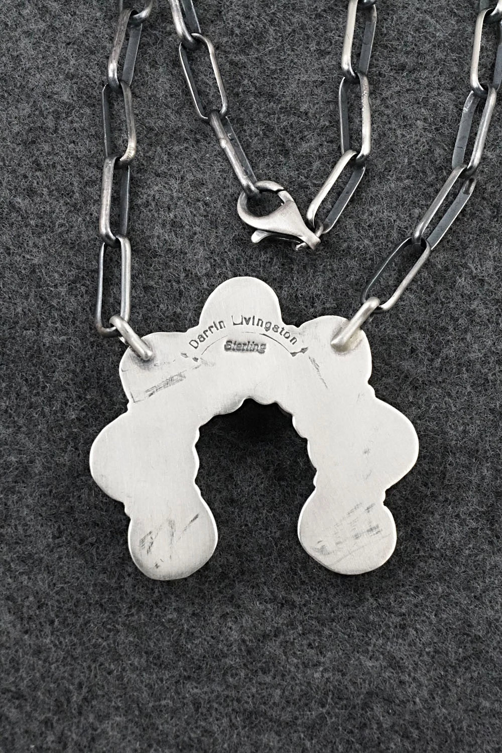 Turquoise & Sterling Silver Necklace - Darrin Livingston