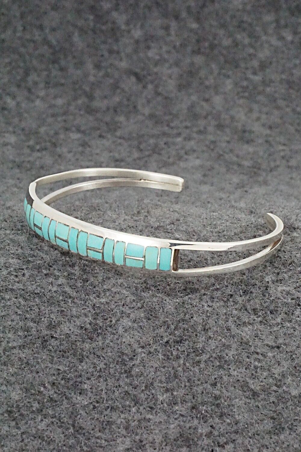 Turquoise & Sterling Silver Bracelet - Sibert Bowannie