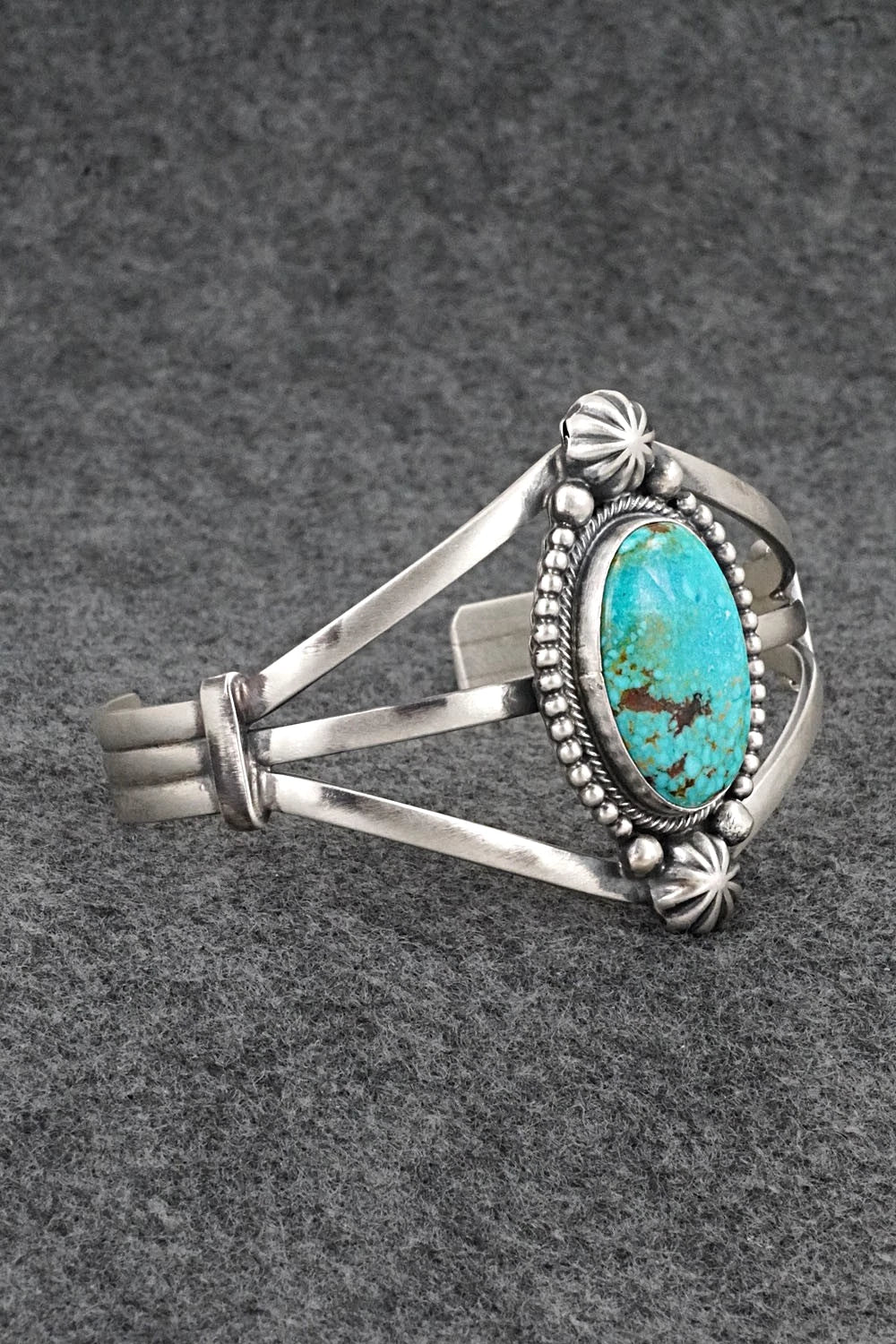 Turquoise & Sterling Silver Bracelet - Darrin Livingston