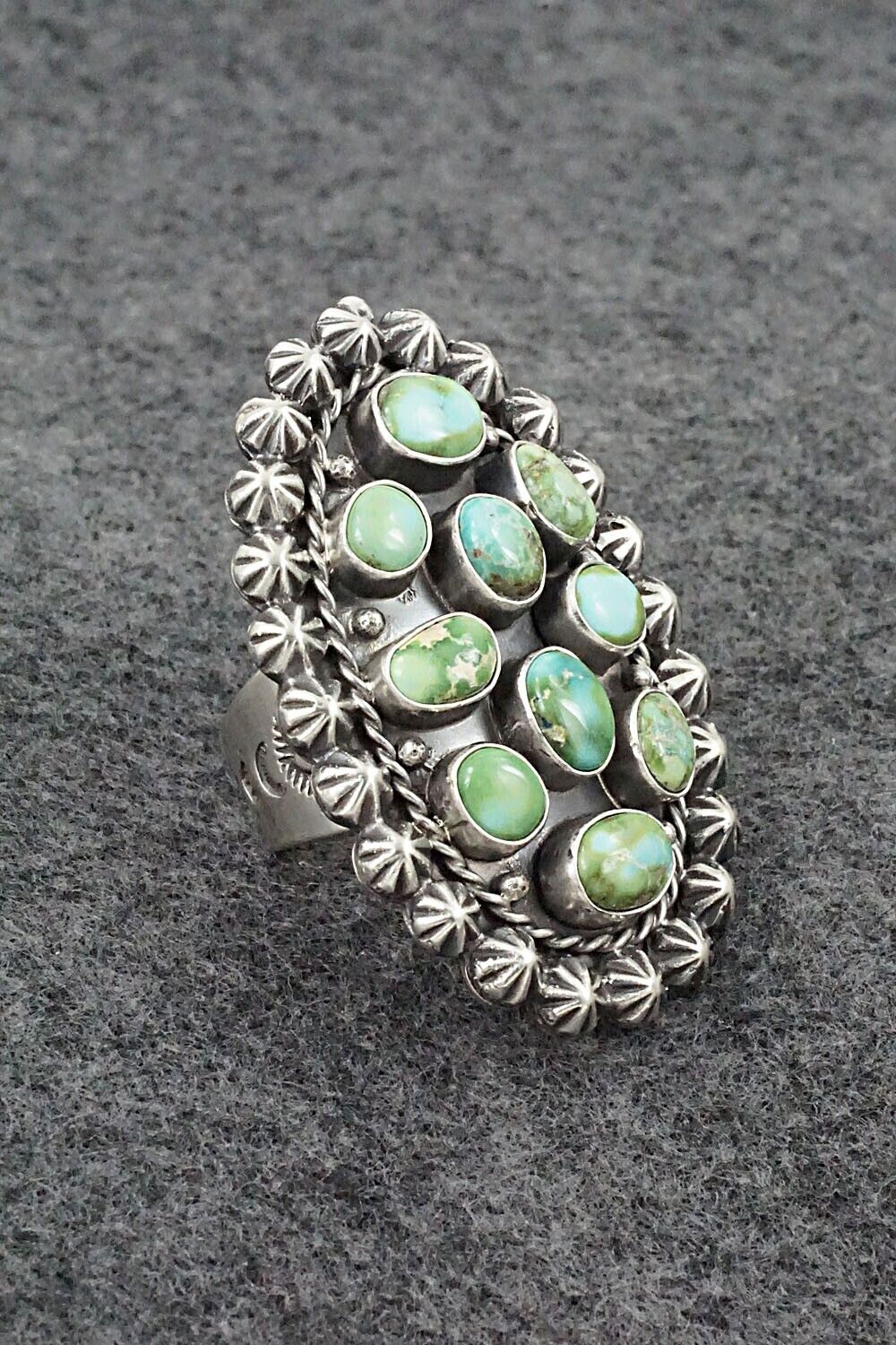 Turquoise & Sterling Silver Ring - Paige Gordon - Size 8