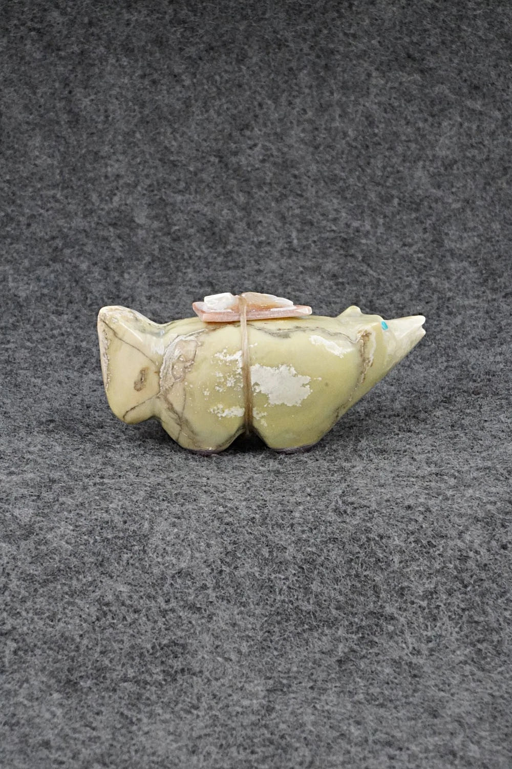 Wolf Zuni Fetish Carving - Delvin Leekya