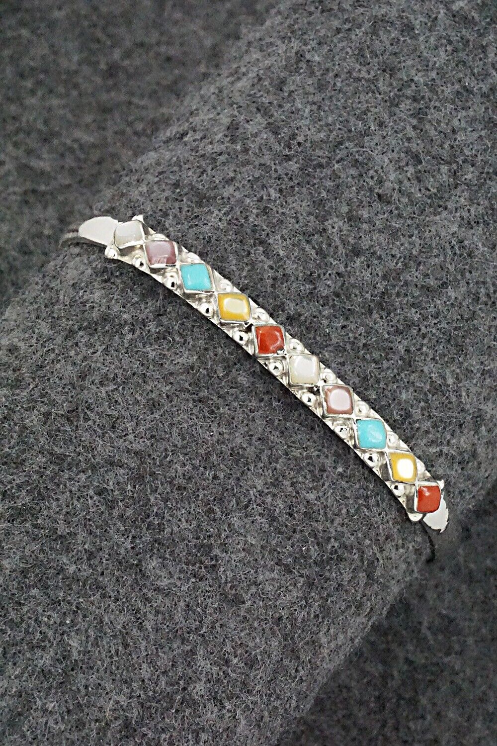 Multi-Stone & Sterling Silver Bracelet - Bonnie Quam