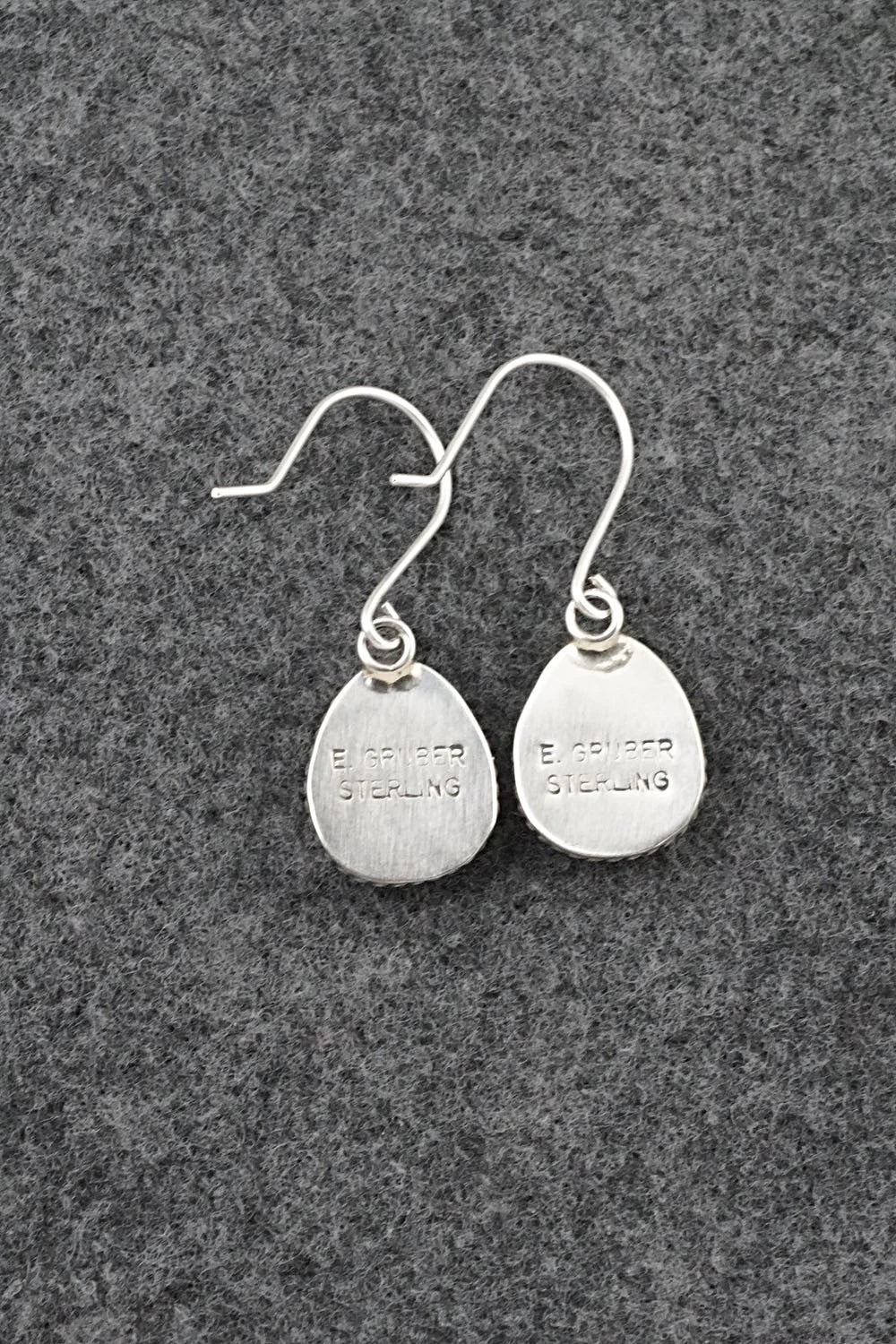 Turquoise & Sterling Silver Earrings - Eugene Gruber
