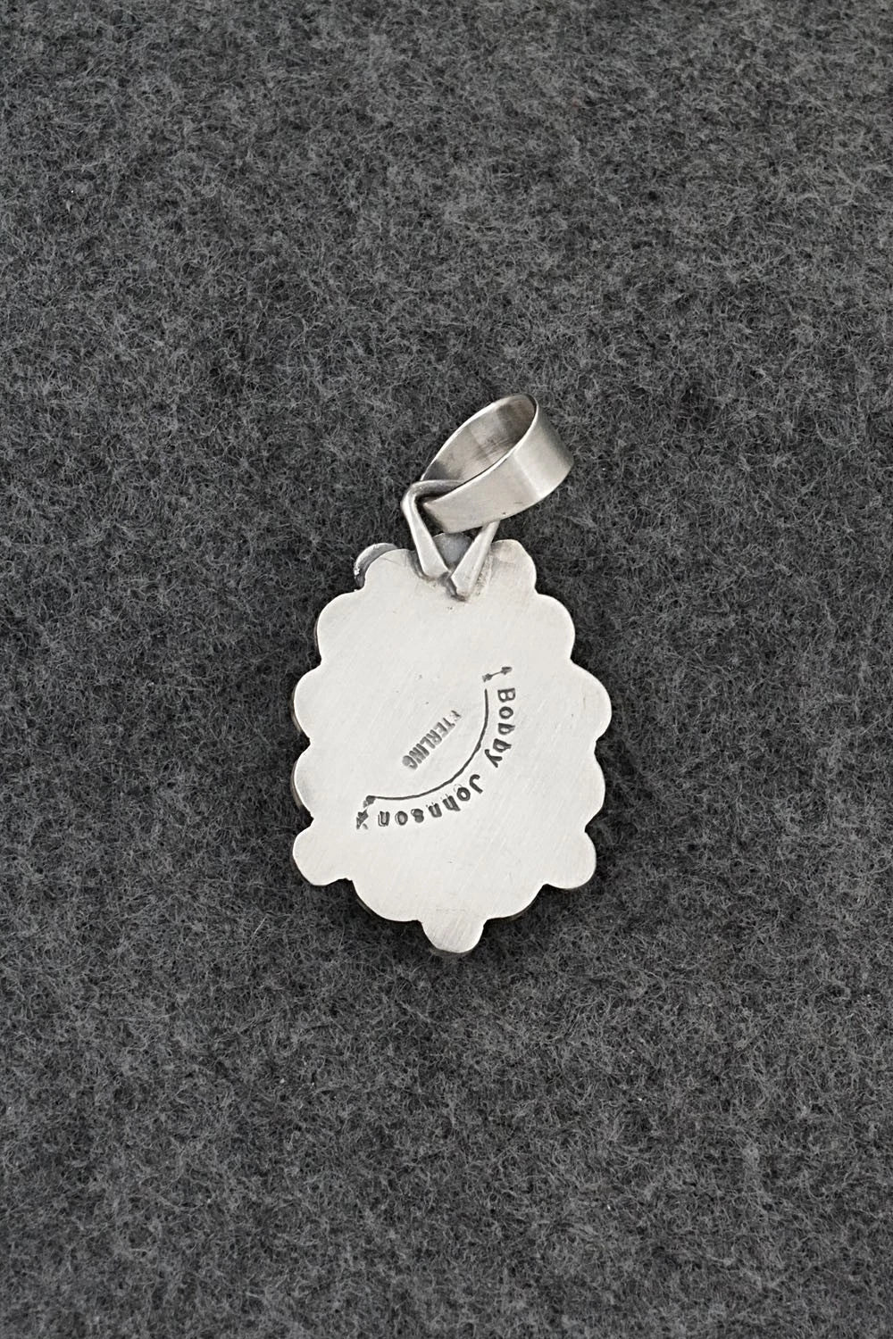 Turquoise & Sterling Silver Pendant - Bobby Johnson