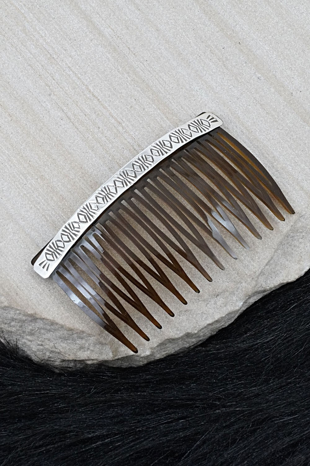 Sterling Silver Hair Combs - Bertha Begay