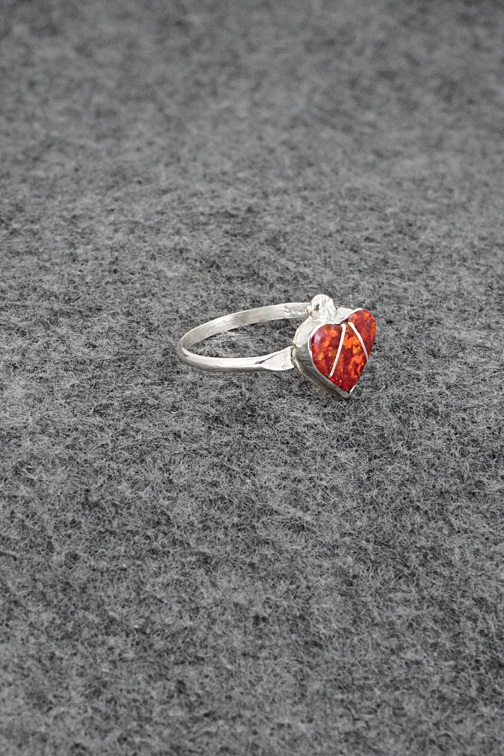 Opalite & Sterling Silver Ring - Ola Eriacho - Size 7.5