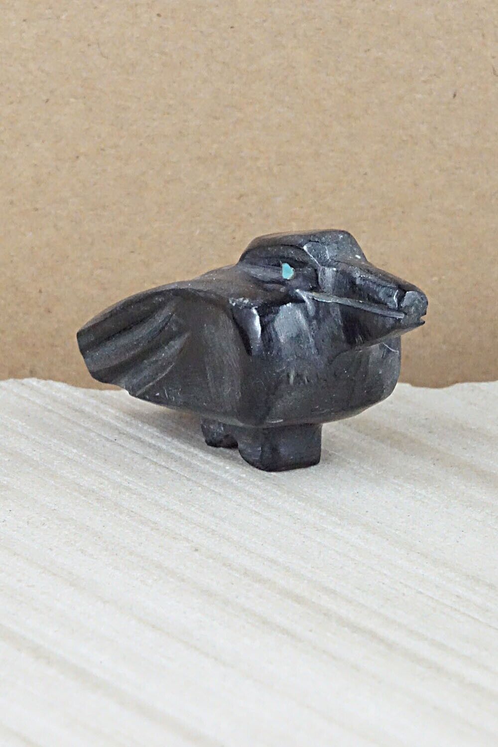 Crow Zuni Fetish Carving - Tim Lementino