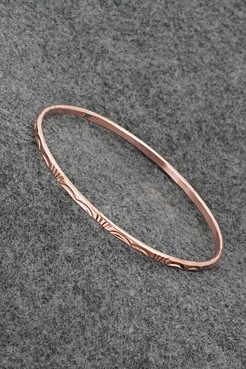 Copper Bangle Bracelet - Elaine Tahe