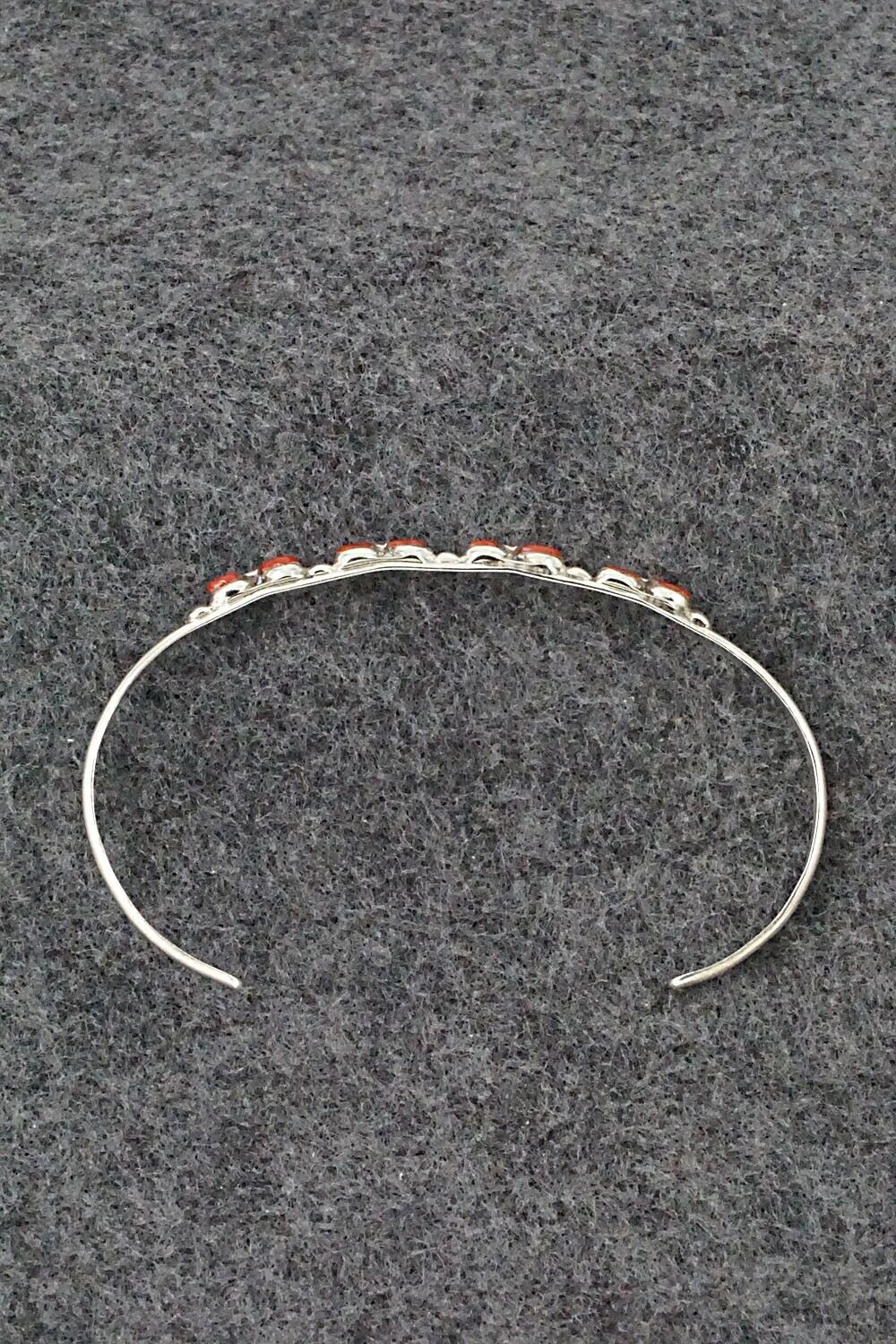 Coral & Sterling Silver Bracelet - Karla Chavez
