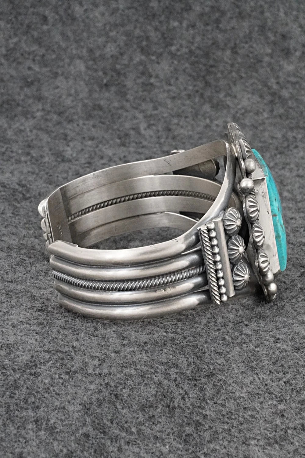 Turquoise & Sterling Silver Bracelet - Michael Calladitto