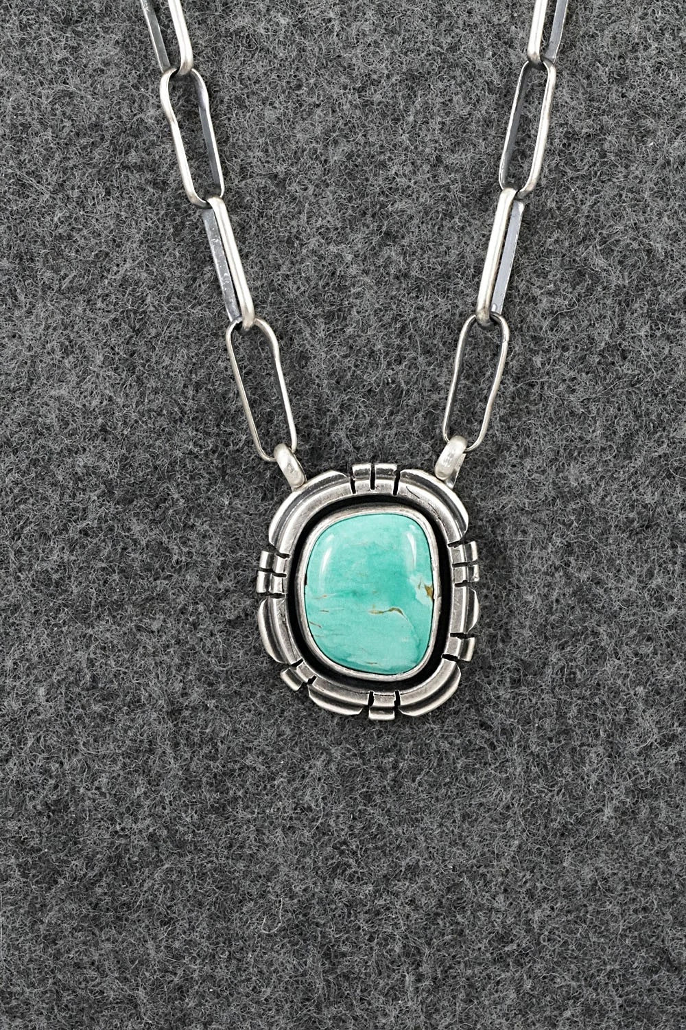 Turquoise & Sterling Silver Necklace - Daniel Benally