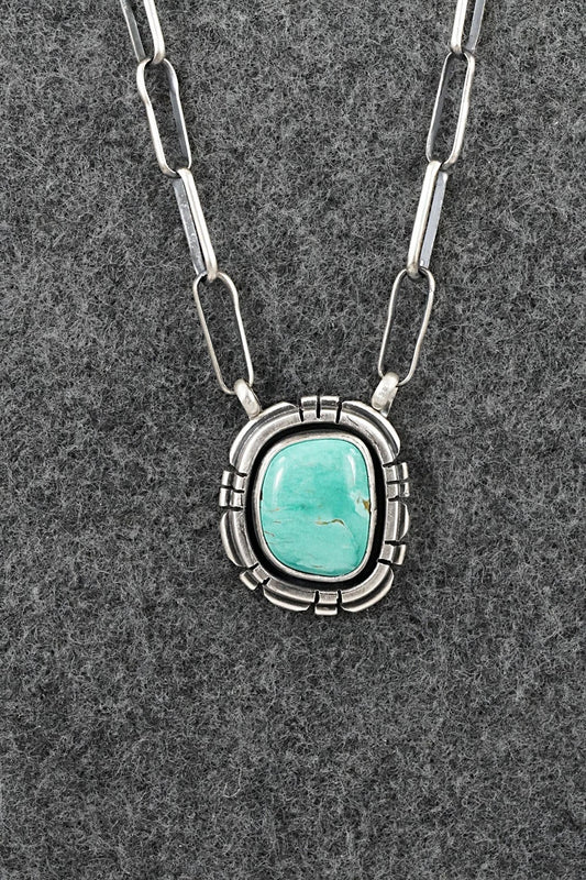 Turquoise & Sterling Silver Necklace - Daniel Benally