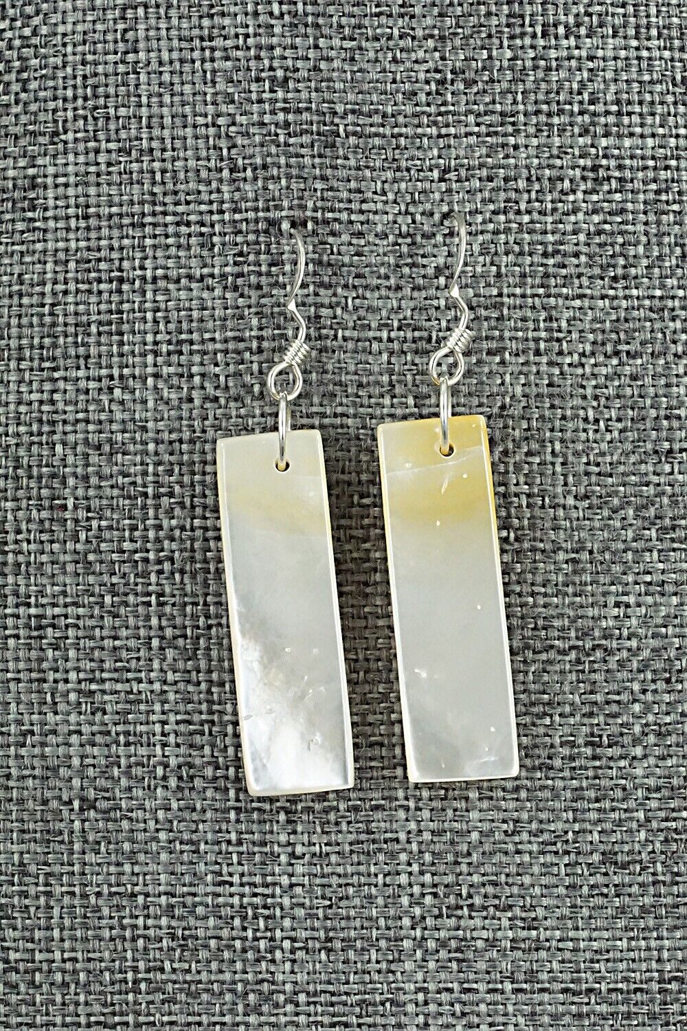 Mother of Pearl & Sterling Silver Earrings - Jesus Espino