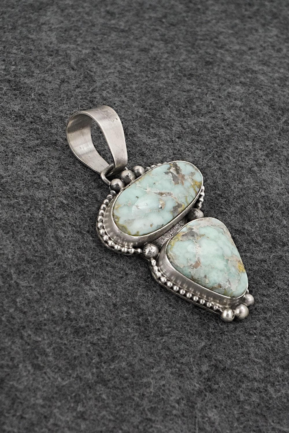 Variscite & Sterling Silver Pendant - Bobby Johnson