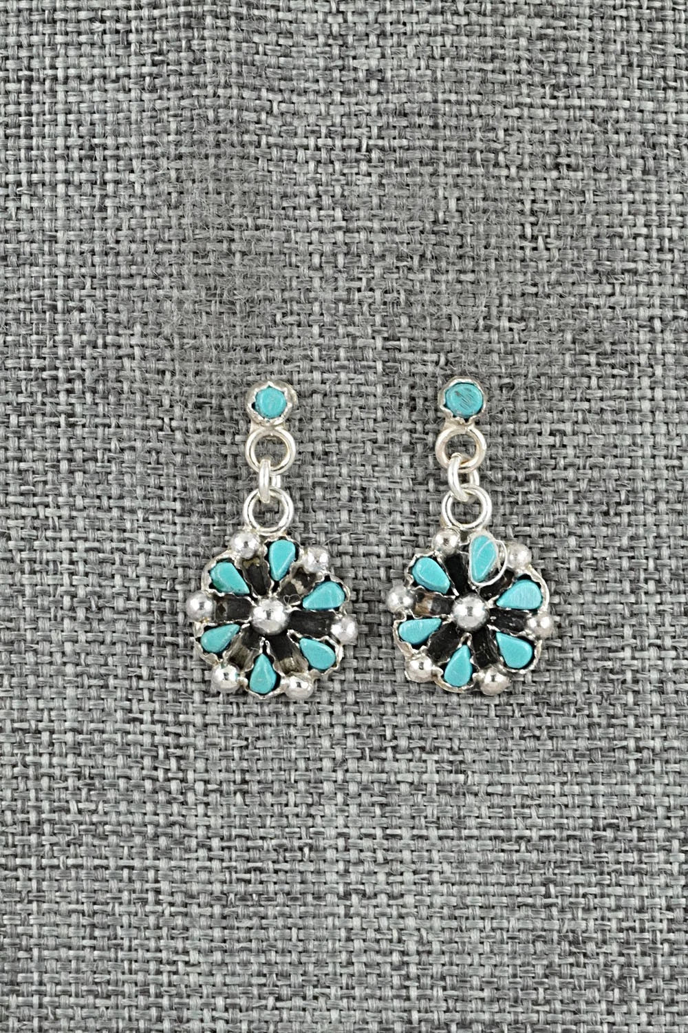 Turquoise & Sterling Silver Earrings - Tricia Leekity
