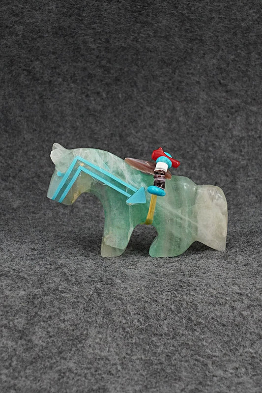 Horse Zuni Fetish Carving - Rodney Laiwakete