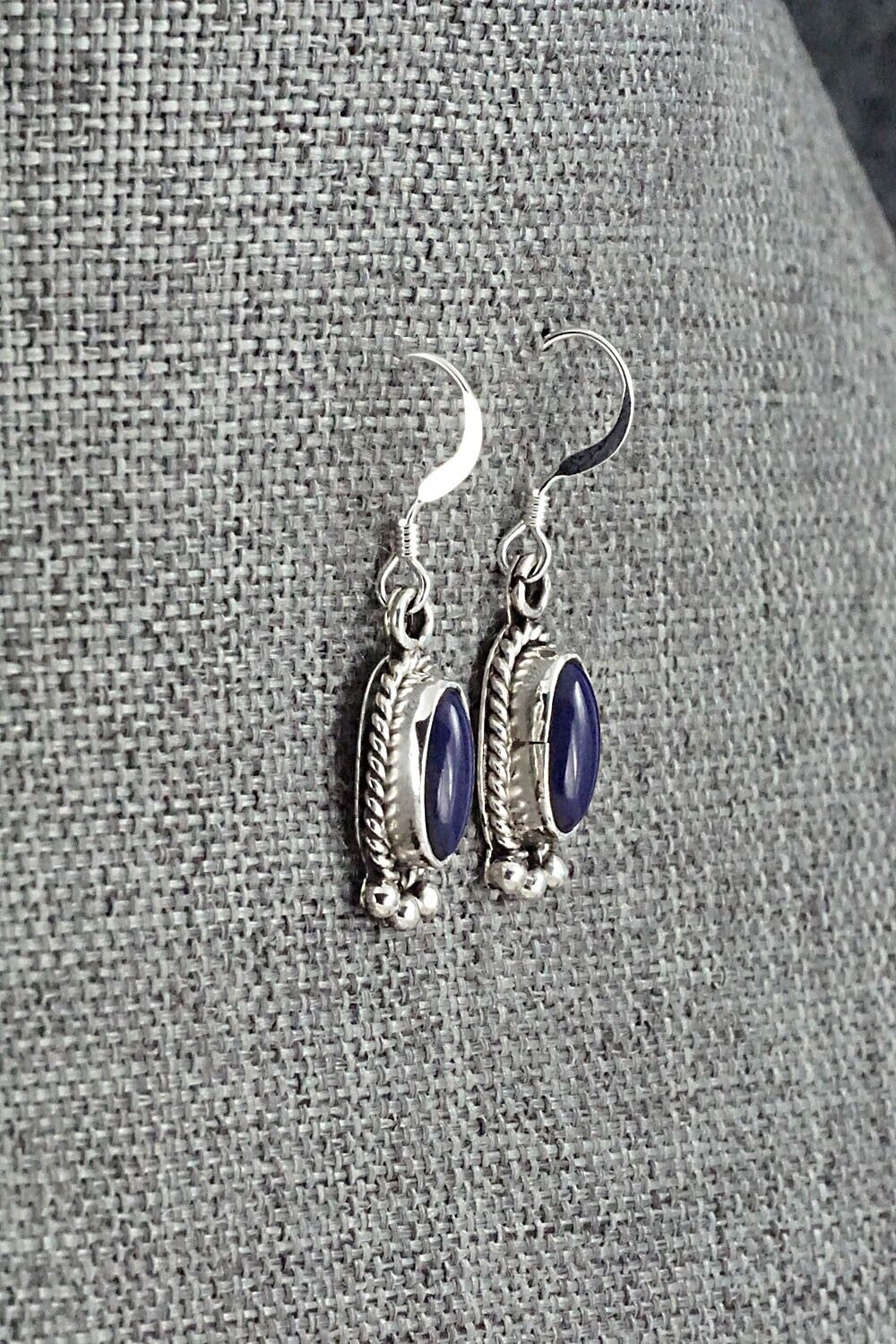 Lapis & Sterling Silver Earrings - Rosie Chee