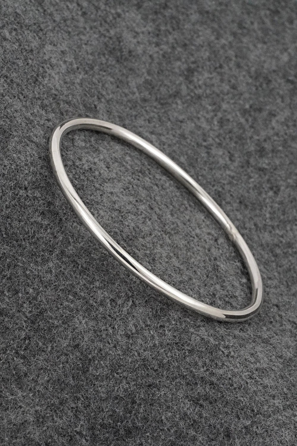 Sterling Silver Bangle Bracelet - Elaine Tahe