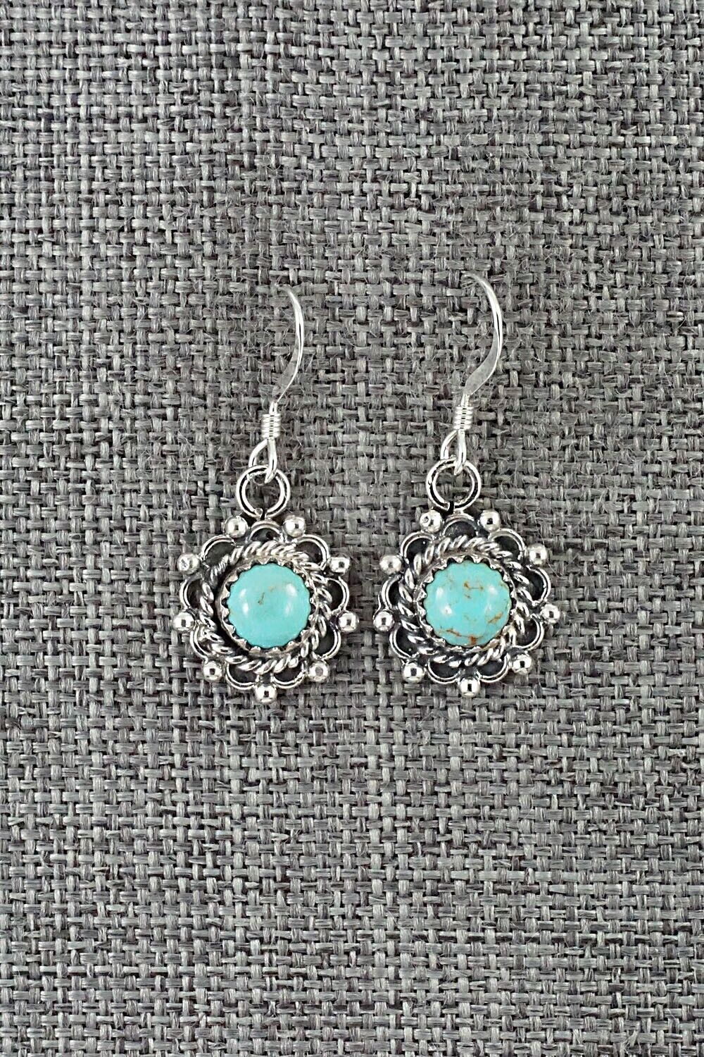 Turquoise & Sterling Silver Earrings - Emery Spencer