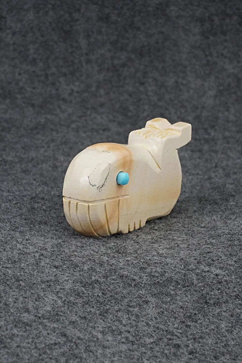 Whale Zuni Fetish Carving - Cody Chavez