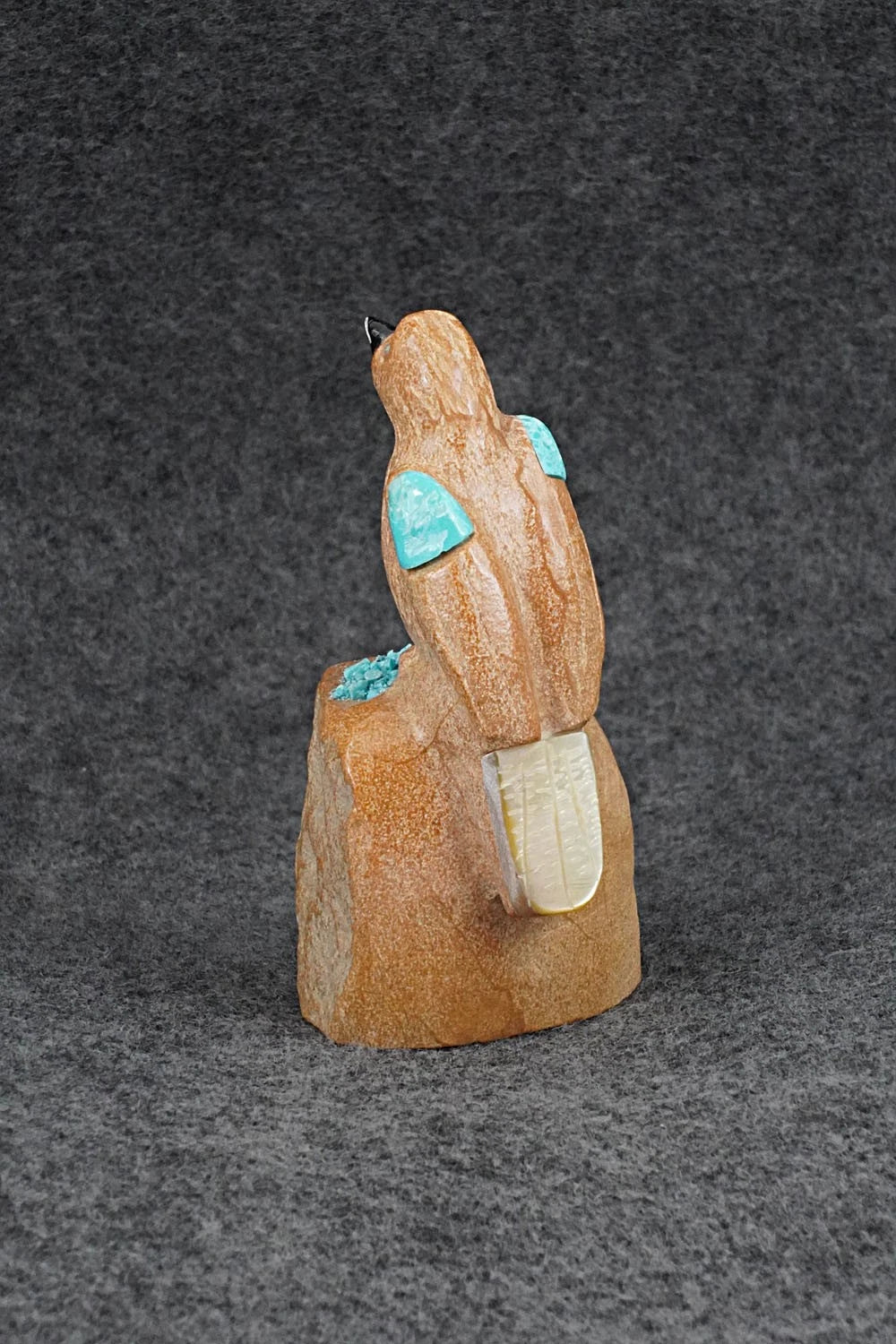 Quail Zuni Fetish Carving - Freddie Leekya