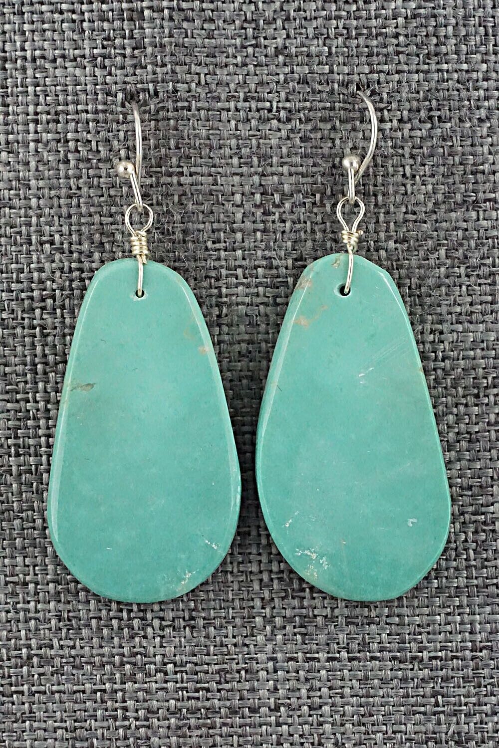 Turquoise & Sterling Silver Earrings - Joe Garcia