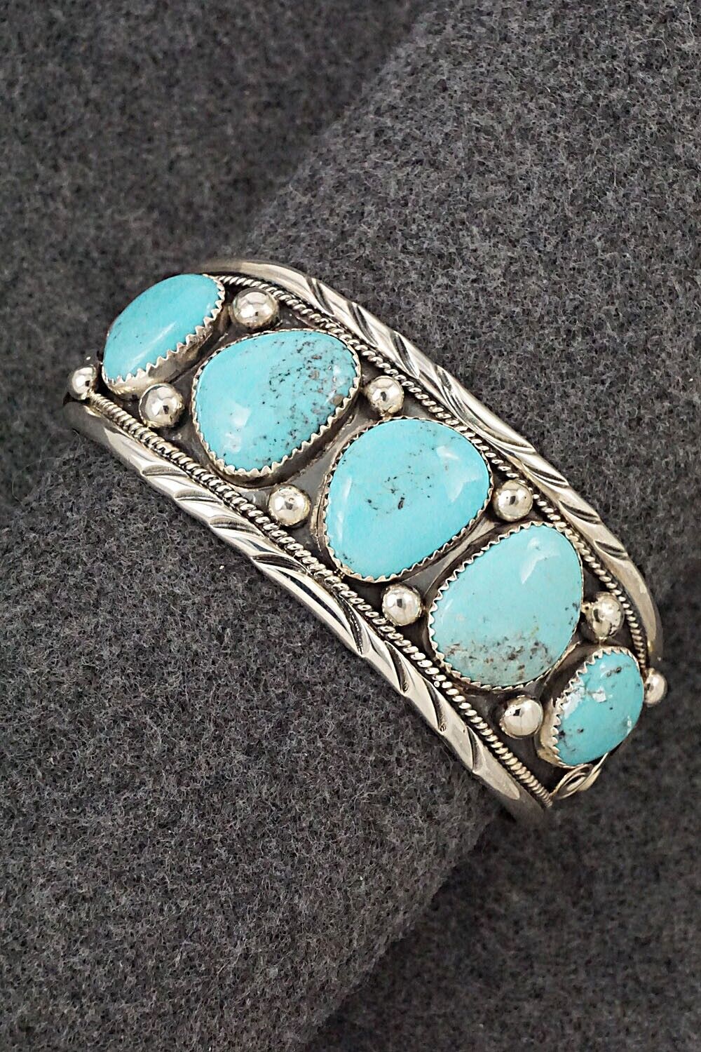 Turquoise & Sterling Silver Bracelet - Davey Morgan