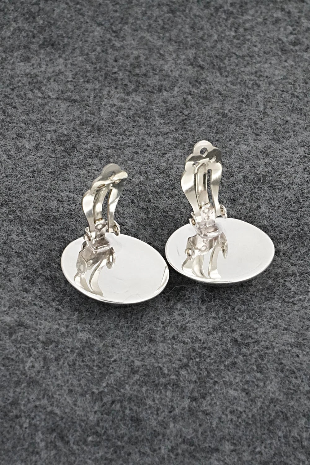 Sterling Silver Earrings - Marie Yazzie
