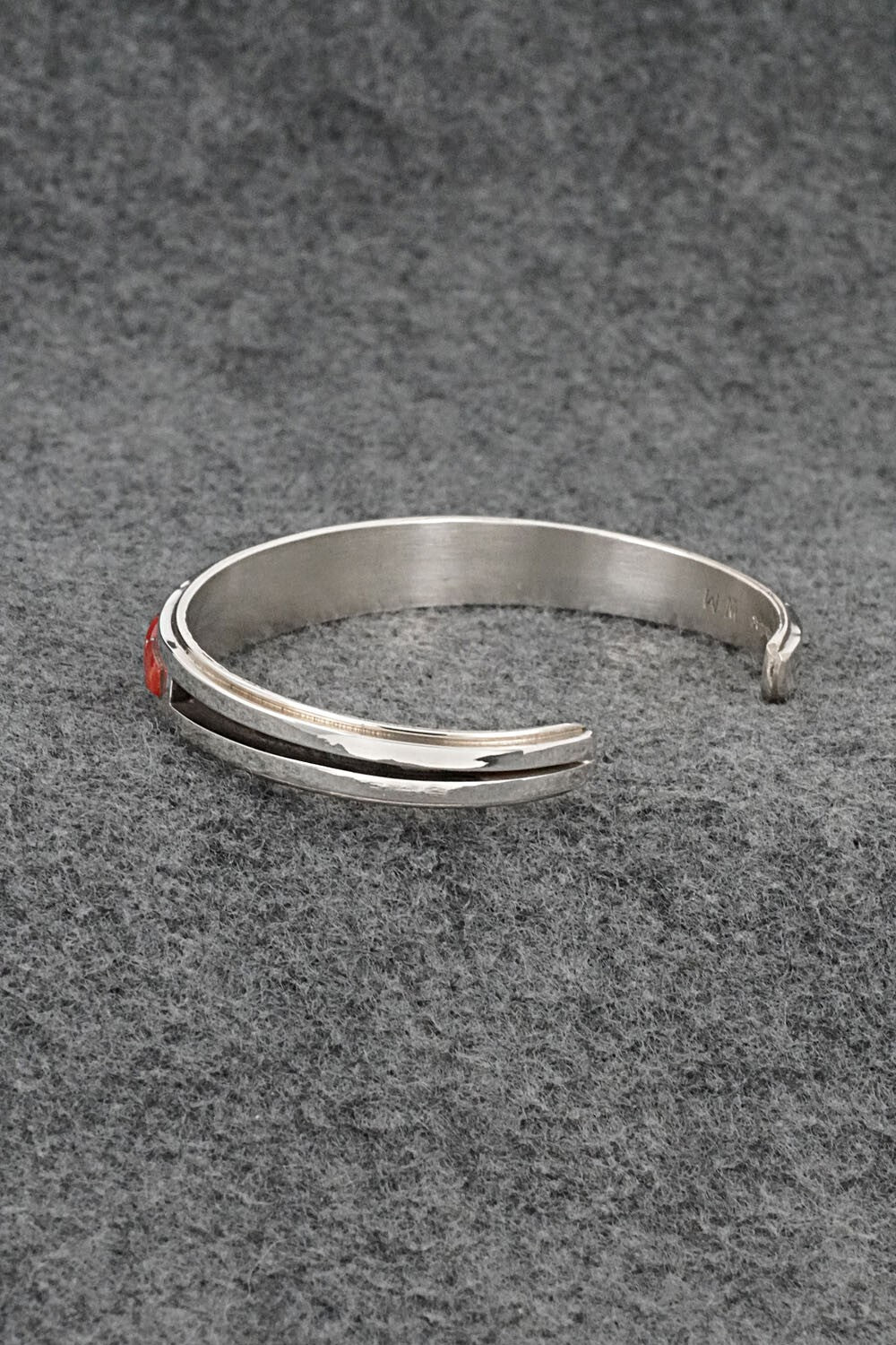 Coral & Sterling Silver Bracelet - Wilbert Muskett Jr.