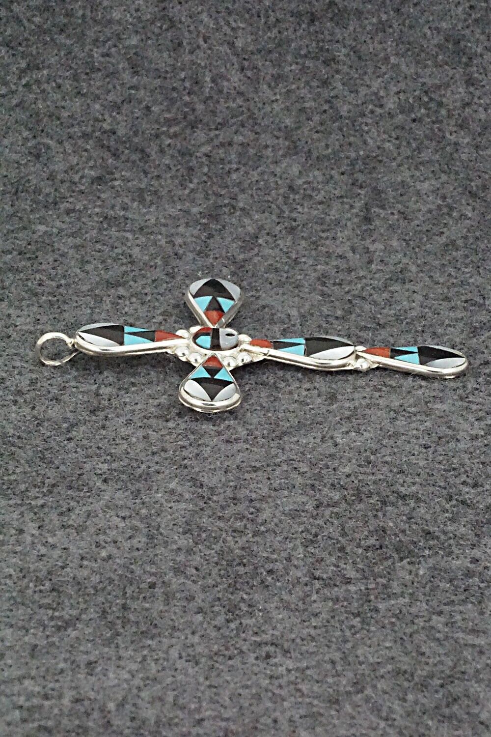 Multi-Stone & Sterling Silver Pendant - Florency Lucio