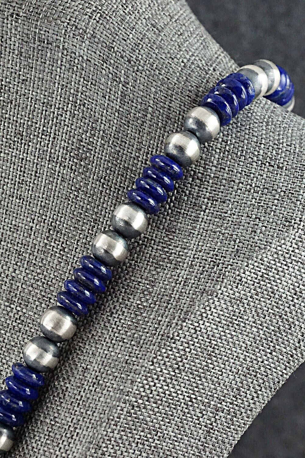 Lapis & Sterling Silver Necklace - Doreen Jake