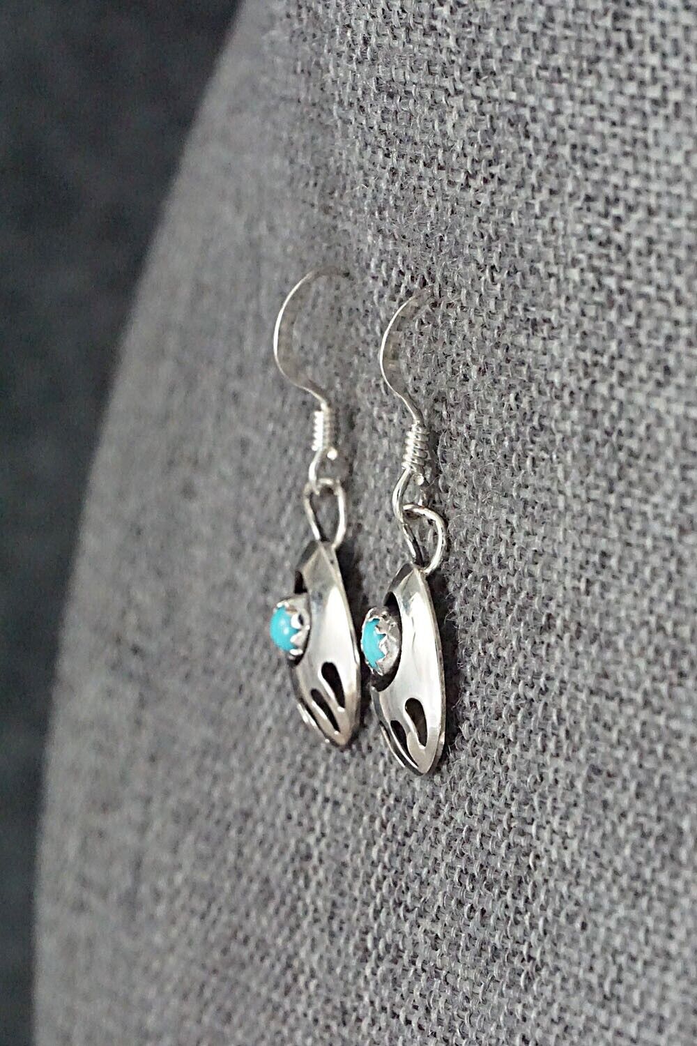 Turquoise & Sterling Silver Earrings - Janice Spencer