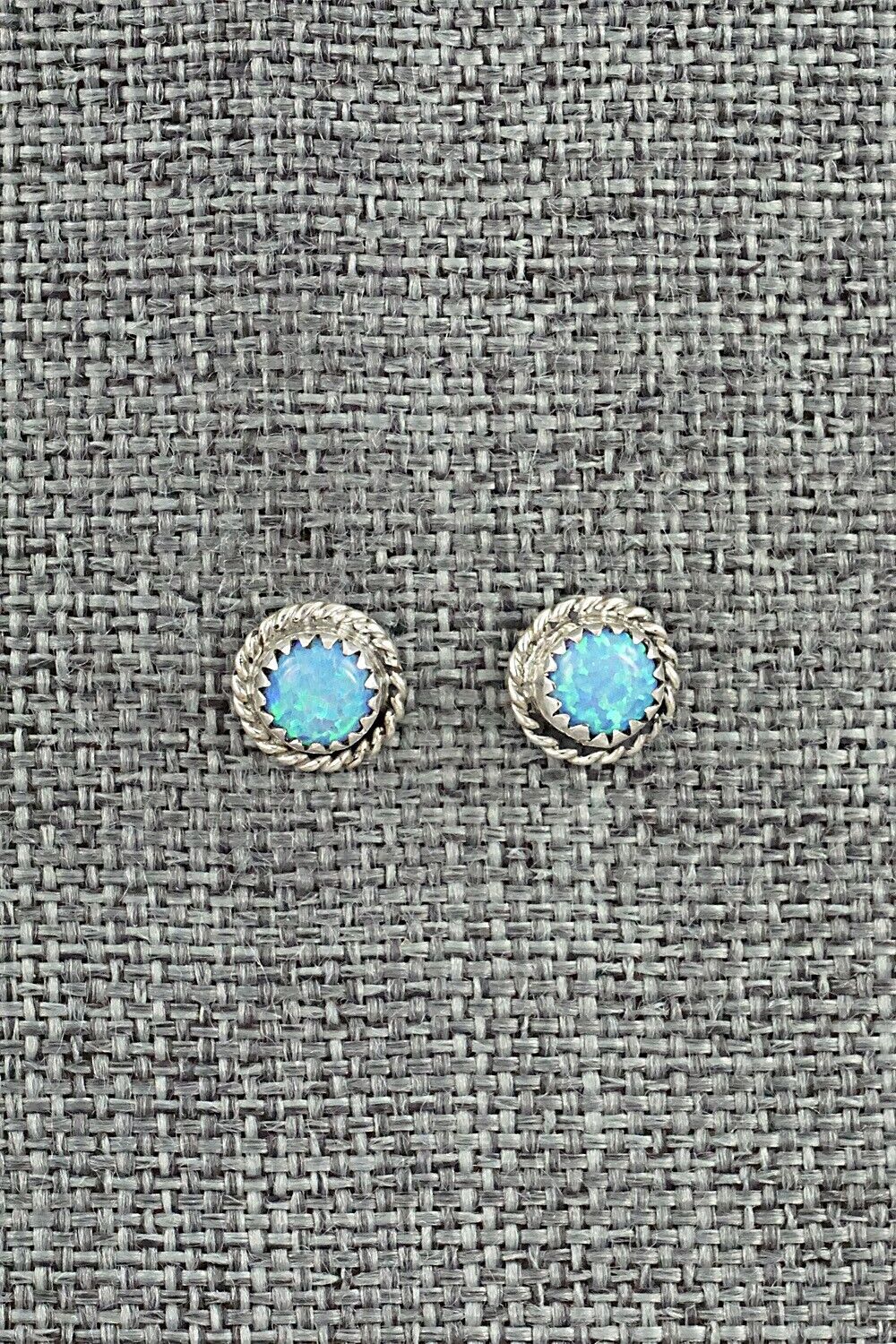 Opalite & Sterling Silver Earrings - Larson Chee