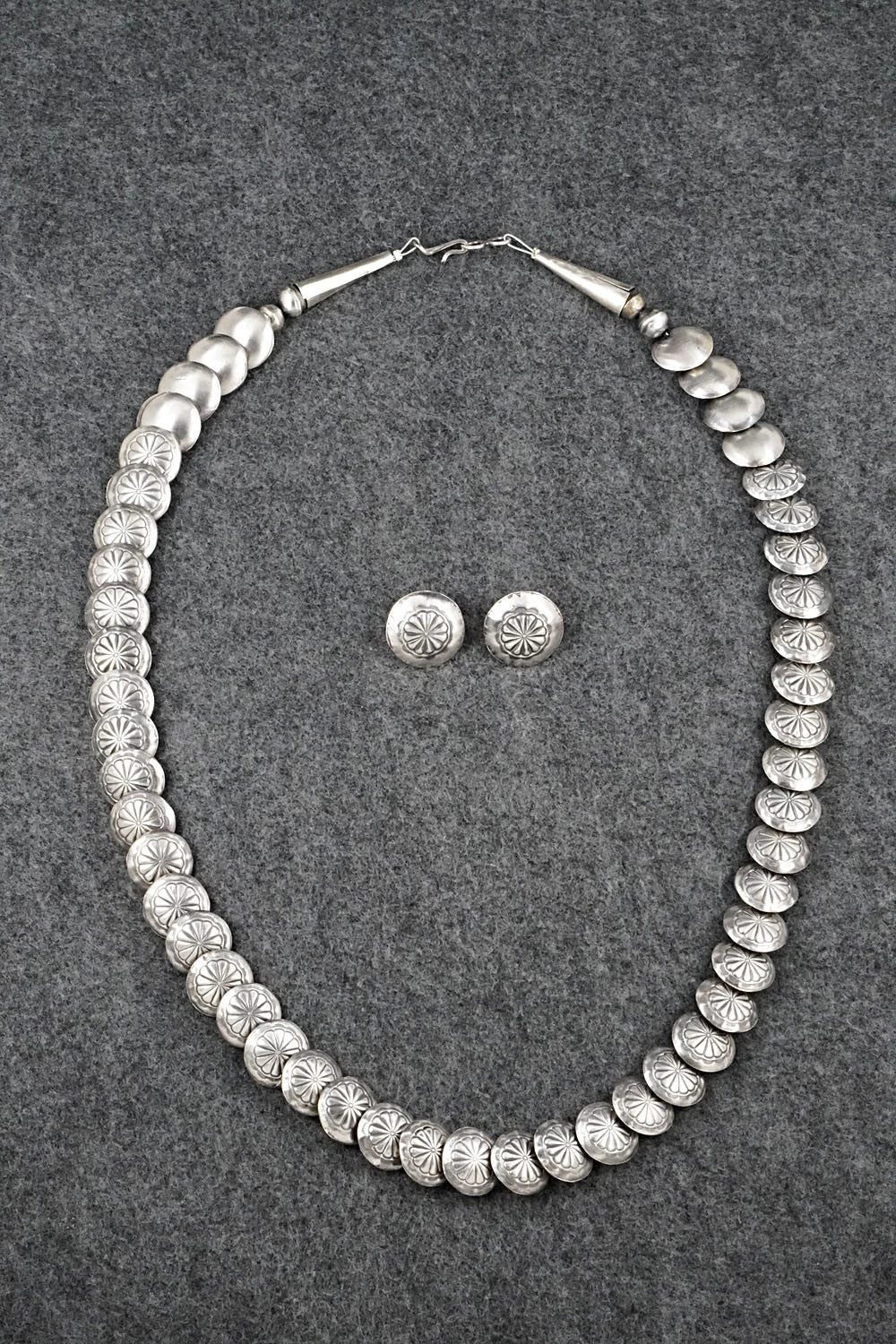 Sterling Silver Necklace and Earrings Set - Tim Thompson